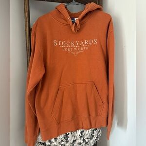 Burnt Orange Stockyards Fort Worth Hoodie
